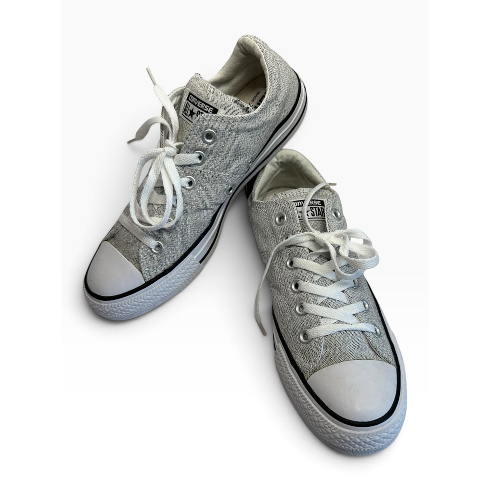 Converse Chuck Taylor All Star Womens 9 Grey Low Top Sneaker 549700F EUC